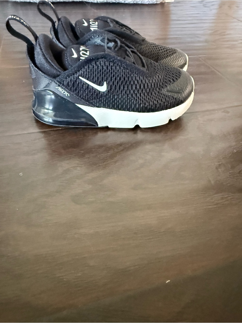 Nike Kids Black and White Slip-On Sneakers